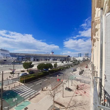 Spacieux Et Lumineux Appartement Vue Mer Joliette 马赛 外观 照片